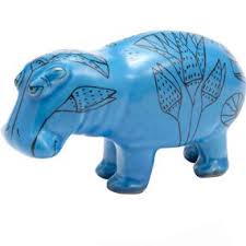 The Met Store Statuette Of A Hippopotamus Faience