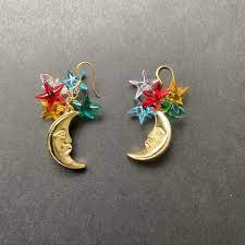 handmade stars harf moon ピアス イヤリング brownmonkey ブラウンモンキー ピアス イヤリング ハンドメイド