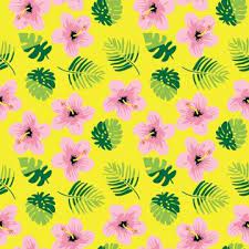 Download clker's clipart illustration of a yellow hawaiian hibiscus flower with a pink yellow and orange floral pattern on the petals clip art and related images now. Summer Seamless Pattern Hawaiian Flower Clipart Pattern Tropical Png And Vector With Transparent Background For Free Download Flower Clipart Seamless Patterns Plant Illustration