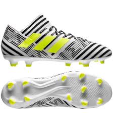 Adidas Black And White Soccer Cleats Adidas Nemeziz 17 3 Fg 2017 Soccer Shoes Cleats White Black Yellow Brand New Dress Shoe Bag Womens Boots Dress Shoes Womens