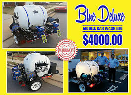 Don't have time to waste at a car wash? Blue Deluxe Mobile Car Wash Rig 4 000 00 Picclick