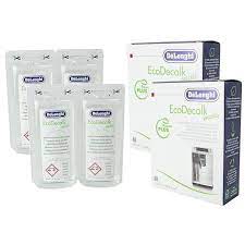 Tupkee coffee descaler breaks down mineral buildup and limescale that vinegar cannot remove, rinses away thoroughly, unlike vinegar which can be difficult to rinse, vinegar takes longer to be effective and leaves behind an unpleasant odor and aftertaste that affects the aroma and taste of your. De Longhi Eco Decalk Natural Coffee Machine Descaler Solution Pack Of 4 X 100ml Walmart Com Walmart Com