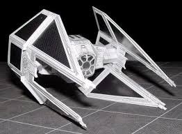 Star Wars Tie Interceptor Paper Model By Sci Fi Papercraft Paper Models Star Wars Origami Star Wars Awesome