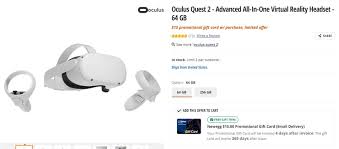 Newegg.com is a large hypermarket specializing primarily in electronics and software. Oculus Quest 2 64 Gb W 15 Newegg Gift Card Is 299 At Newegg Oculusquest