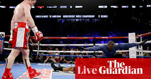 Canelo Alvarez Beats Amir Khan Wbc Middleweight Boxing As It Happened Sport The Guardian