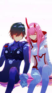 Perfect screen background display for desktop, iphone, pc, laptop, computer, android phone, smartphone, imac, macbook, tablet, mobile device. Download 750x1334 Wallpaper Hiro And Zero Two Couple Anime Iphone 7 Iphone 8 750x1334 Hd Image Background 7159