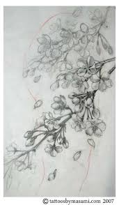Blossom Drawing Blossom Tree Tattoo Tree Tattoo Black Cherry Blossom Tree Tattoo