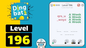 A maximum of three stars means that you used just the right amount of ink and succeeded in filling the glass in that particular level. Dingbats Level 196 Qrs U Wxyz A Week Answer Daze Puzzle