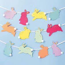 Download Colorful Bunny Garland Kit Paper Source