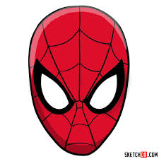 Maybe you would like to learn more about one of these? How To Draw Spider Man Mask Sketchok Easy Drawing Guides