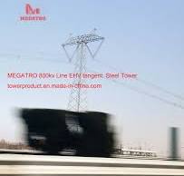 Megatro 800kv Line Ehv Tangent Steel Tower
