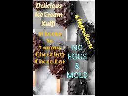 Easy Home Made Chocolaty Choco Bar Ice Cream Kulfi English Sinhala Youtube Icecream Bar Ice Cream Chocolate Ice Cream