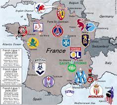 French Ligue 1 2004 05 Through 2007 08 Seasons Billsportsmaps Com Football Poster Football Soccer Best Nba Players
