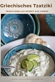 Griechisches Tzatziki Ein Traditionelles Rezept Aus Lindos Urlaubshappen Rezept Rezepte Regionale Kuche Lebensmittel Essen