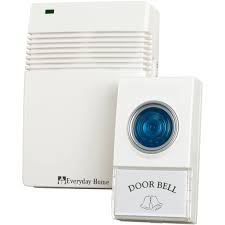 Classic white cover with vertical panels blends effortlessly with any décor two tones: Wireless Remote Control Doorbell With 10 Different Chimes Walmart Com Walmart Com