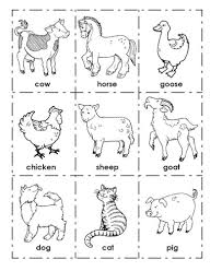 Farm Animal Flash Cards Printable Farm Animal Flash Cards Printable Animal Animalwa In 2020 Animal Flashcards Farm Animals Preschool Farm Animal Coloring Pages