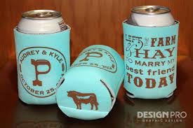 Rustic Wedding Koozies Perfect For The Farm Loving Couple Wedding Koozies Country Wedding Farm Wedding