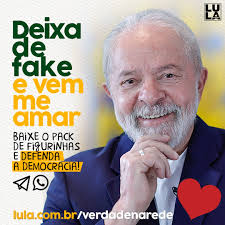 Pacote de figurinhas novo na área! 😎 Nesse 1° de abril, deixa de fake news  e vem espalhar a verdade nas redes! 👉 Baixe agora no link:  https://bit.ly/BolsonaroDay #EquipeLula #BolsonaroDay