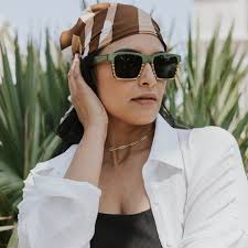 Isla Wood & Metal Sunglasses