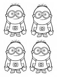 Minions in snow coloring page. Minions Free Printable Coloring Pages For Kids