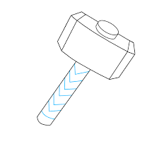 How To Draw Thor S Hammer Really Easy Drawing Tutorial ✖️ art supply pencil from. how to draw thor s hammer really easy