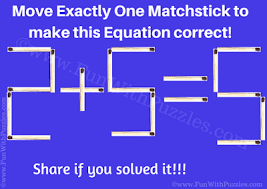 Smart, easy and fun crossword puzzles to get your day started with a smile. Fun With Puzzles Matchstick Puzzle For Children With Answer Check Answer Https Ift Tt 2vqow9q Please Share It And Help Us Grow Check Out More Such Puzzles Brainteasers Lockdownpuzzles And Riddles