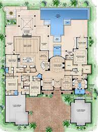 House Plan 1018 00203 Luxury Plan 5 377 Square Feet 4 Bedrooms 5 Bathrooms Pool House Plans Luxury Plan Luxury Floor Plans