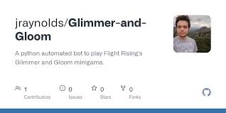 I think some people were having trouble following the guide here, so i figured i'd try to help for the visual learners! Github Jraynolds Glimmer And Gloom A Python Automated Bot To Play Flight Rising S Glimmer And Gloom Minigame
