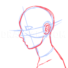 Side View Male Anime Face Drawing Tutorial Step By Step Drawing Guide By Runtyiscute1999 Dragoart Com Here's a great step by step guide that will teach you how to draw a manga characters' face.