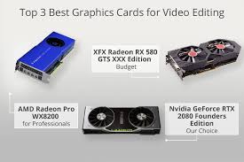 Most modern pcs have graphics processing units (gpus) made by intel, nvidia, or amd. 8 Best Graphics Cards For Video Editing Without Lags Or Delays