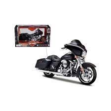 2015 Harley Davidson Street Glide Black 1 12 Motorcycle Model By Maisto Classic Harley Davidson Harley Davidson Street Glide Street Glide