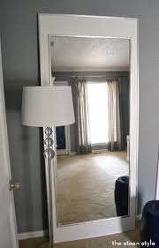 Diy Oversize Floor Mirror Oversized Floor Mirror Floor Mirror Diy Mirrored Furniture
