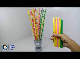 Hiasan bunga rumput dari sedotan. Cara Membuat Hiasan Bunga Rumput Berwarna Warni Dari Sedotan Part 3 It Amazing Youtube