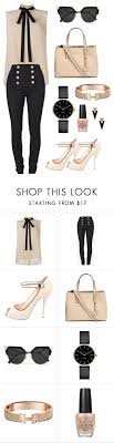 Bureau 2 By Chaimae Aghmir Ep Chtitihi On Polyvore Featuring Mode Balmain Christian Louboutin Michael Kors Fendi Myku Chic Outfits Fashion Womens Fashion