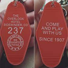 By jesse exner of blacksmith art parlour in reginask. The Shining Keychain Overlook Hotel Black Red Room 237 Acrylic Keytag Horror Film Accessories Wish