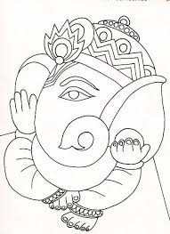 Sketch Black And White Images Of Ganesha Design Patterns For Paintings Sketches Ganesh Durga Lord Mandala Design Art Ganesha Painting Glass Painting Patterns