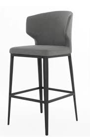 Vieira Modern Bar Stool Grey Bar Stools Bar Stools Modern Bar Stools