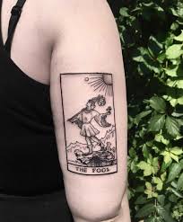 Tattoos in real motif size: Tarot Card Tattoo By Bek Tattoogrid Net