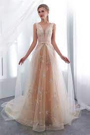 Pin On Champagne Prom Dresses