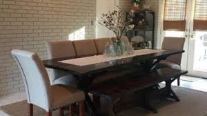 Switching things up today and sharing a fun diy project i worked on yesterday! Fancy X Farmhouse Table Ana White