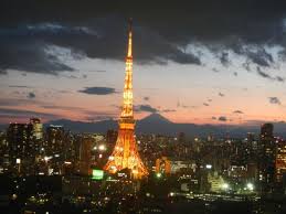 Empty pathway in between stores tokyo teams background photo by alex knight. Tokyo Tower With Mount Fuji In The Background Picture Of Park Hotel Tokyo Minato Tripadvisor