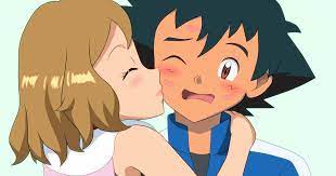 ゾロミさんよりリクエスト頂いていたものになります イメージと違ってたらすいません キスの嵐に困惑しながらも満更ではないサトシ まるで親子なxy z時代の二人 1匹資格の試験もありますのでまた ポケモンスケッチ サトセレ ポケモン トレーナー