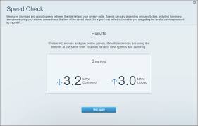 The best available server for your connection will be selected automatically when the test begins. Linksys Official Support How To Do A Speed Check Using Your Velop System
