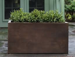 Pulliam Fiberglass Planter Box Rectangle Planters Fiberglass Planters Planters