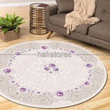 Artemis Yuvarlak Hali Prato Exclusive 1224c Lila Halilar Artemis Renkler