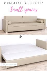 If you want your modern minimalist design concept to be one and done, then you can't go wrong by investing in this murphy bed that comes complete with a sofa, storage cabinets, and shelves. 9 Amazing Folding Sofa Beds For Small Spaces You Can Afford Sofa Bed For Small Spaces Beds For Small Spaces Small Space Sleeper Sofa