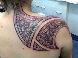 Tribal Tattoos Design For Women Awesome Shoulder Blade And Back Neck Tribal Flower T Tribal Tattoos For Women Shoulder Tattoos For Women Tribal Flower Tattoos