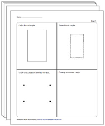 Free shape worksheets for preschool and kindergarten. Shapes Worksheets For Kindergarten