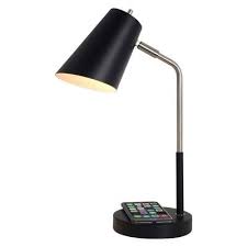 Led Qi Certified Charging Table Lamp Black Includes Energy Efficient Light Bulb Project 62 In 2020 Black Table Lamps Energy Efficient Light Bulbs Lamp