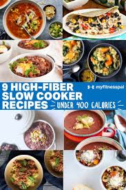 9 High Fiber Slow Cooker Recipes Under 400 Calories Nutrition Myfitnesspal Gesunde Herbstrezepte Ballaststoffreiche Rezepte Gesunde Haferflocken Rezepte